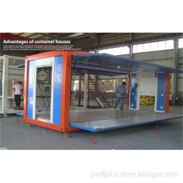 Colorful Portable Coffee Shop Container House with Steel Fr